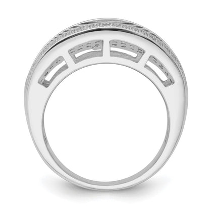 Sterlingsilber & Zirkonia Brillant Glut Ring