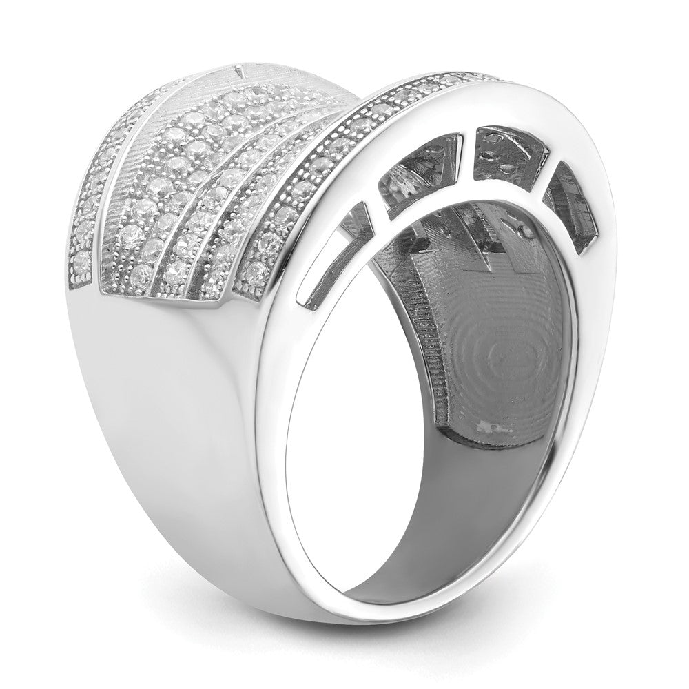 Sterlingsilber & Zirkonia Brillant Glut Ring