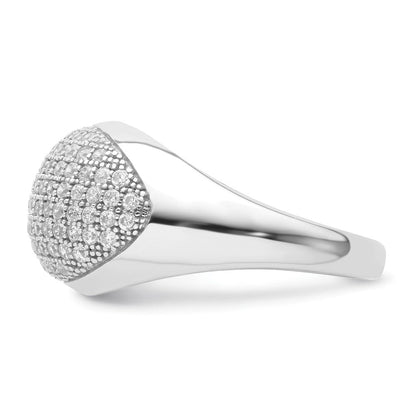 Sterlingsilber & Zirkonia Brillant Glut Ring