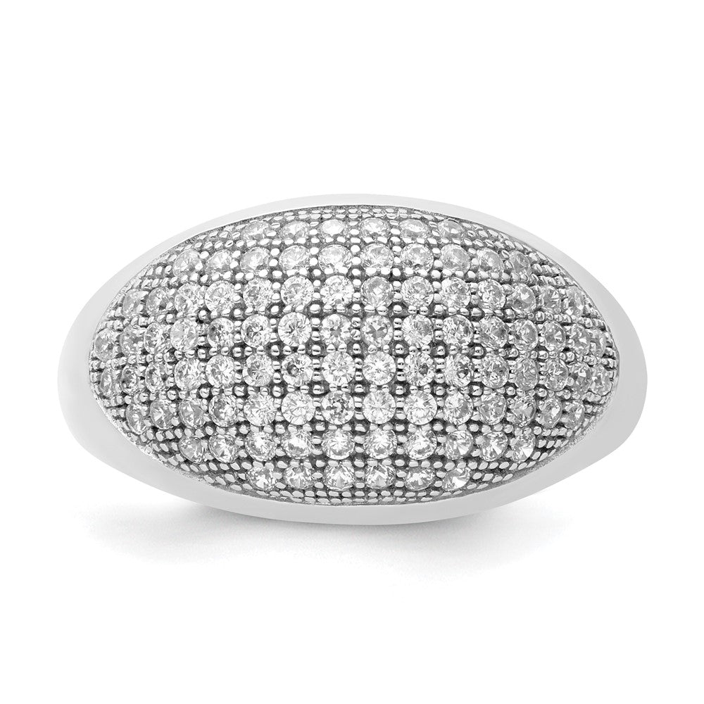 Sterlingsilber & Zirkonia Brillant Glut Ring