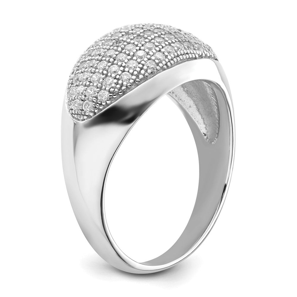 Sterlingsilber & Zirkonia Brillant Glut Ring
