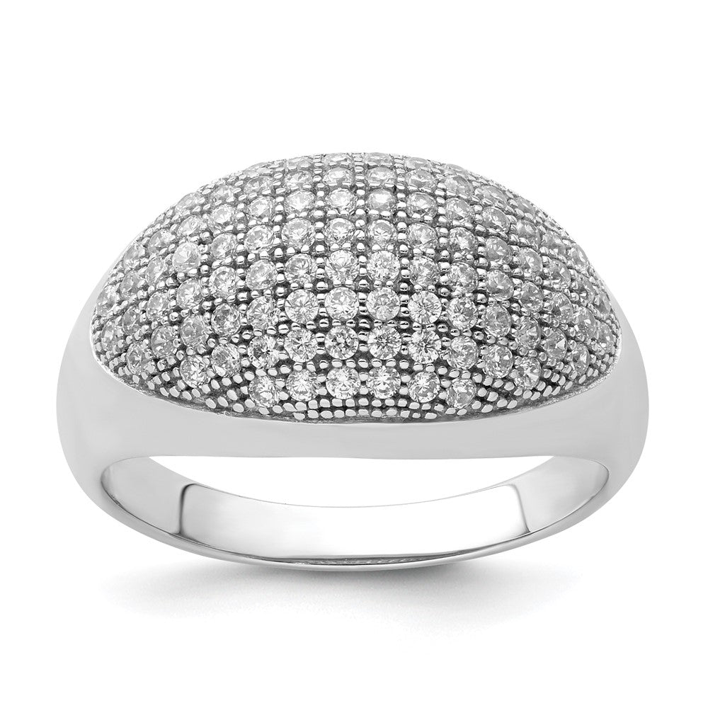 Sterlingsilber & Zirkonia Brillant Glut Ring