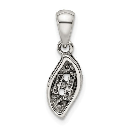 Sterlingsilber Antikisiert mit 14K/silver Bicolor 2-stone mit Diamant Mutter Anhänger