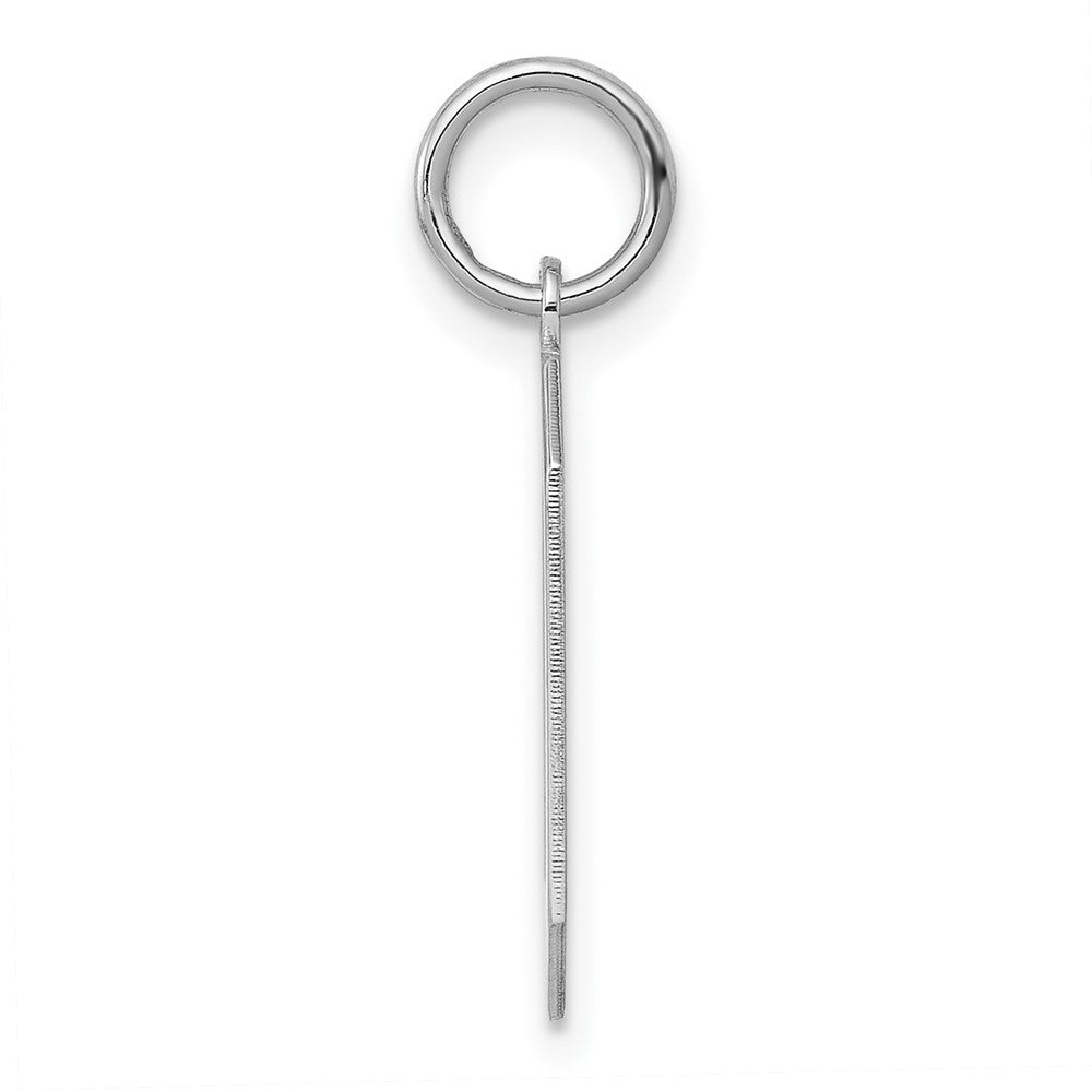 Sterlingsilber Silber/rhodiniert Poliert Zahl 0 Charm