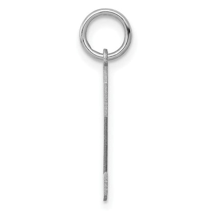 Sterlingsilber Silber/rhodiniert Poliert Zahl 2 Charm