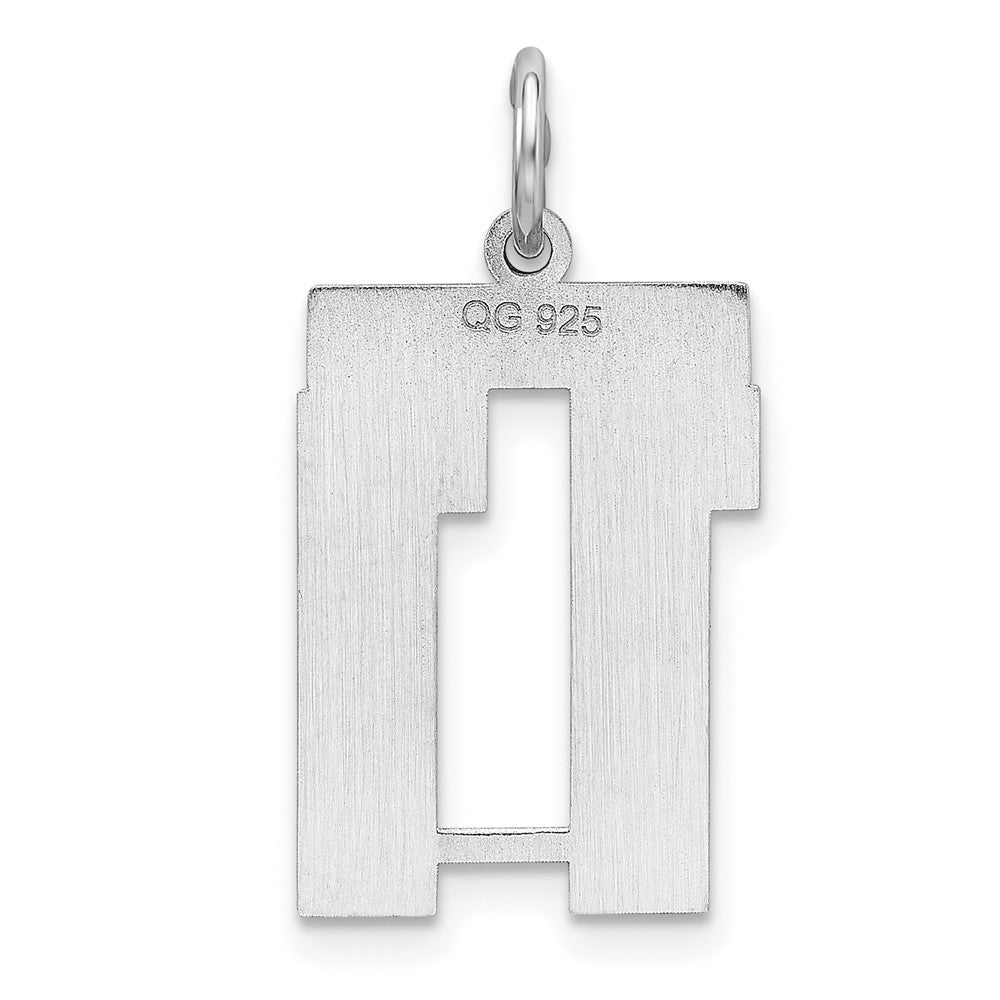 Sterlingsilber Sterlingsilber/silver Rhodiniert Poliert Zahl 11 Charm