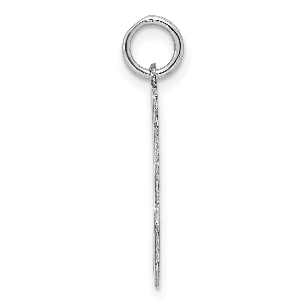 Sterlingsilber Sterlingsilber/silver Rhodiniert Poliert Zahl 13 Charm