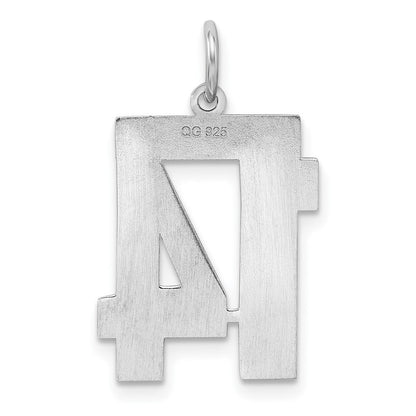 Sterlingsilber Sterlingsilber/silver Rhodiniert Poliert Zahl 14 Charm