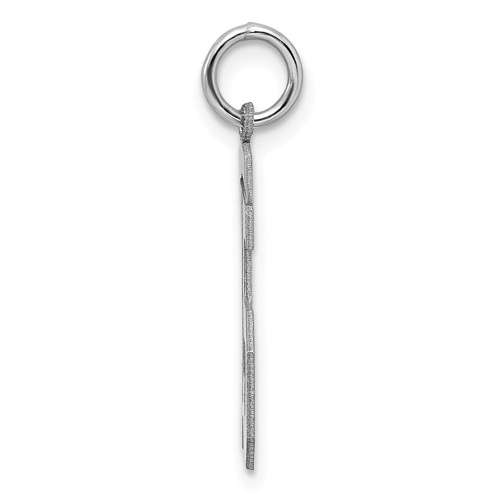 Sterlingsilber Sterlingsilber/silver Rhodiniert Poliert Zahl 15 Charm