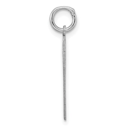Sterlingsilber Sterlingsilber/silver Rhodiniert Poliert Zahl 17 Charm