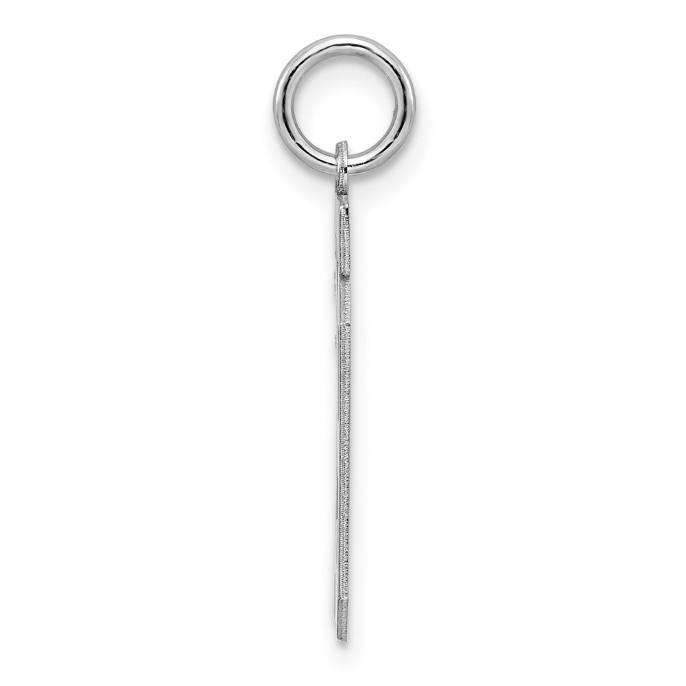 Sterlingsilber Sterlingsilber/silver Rhodiniert Poliert Zahl 19 Charm