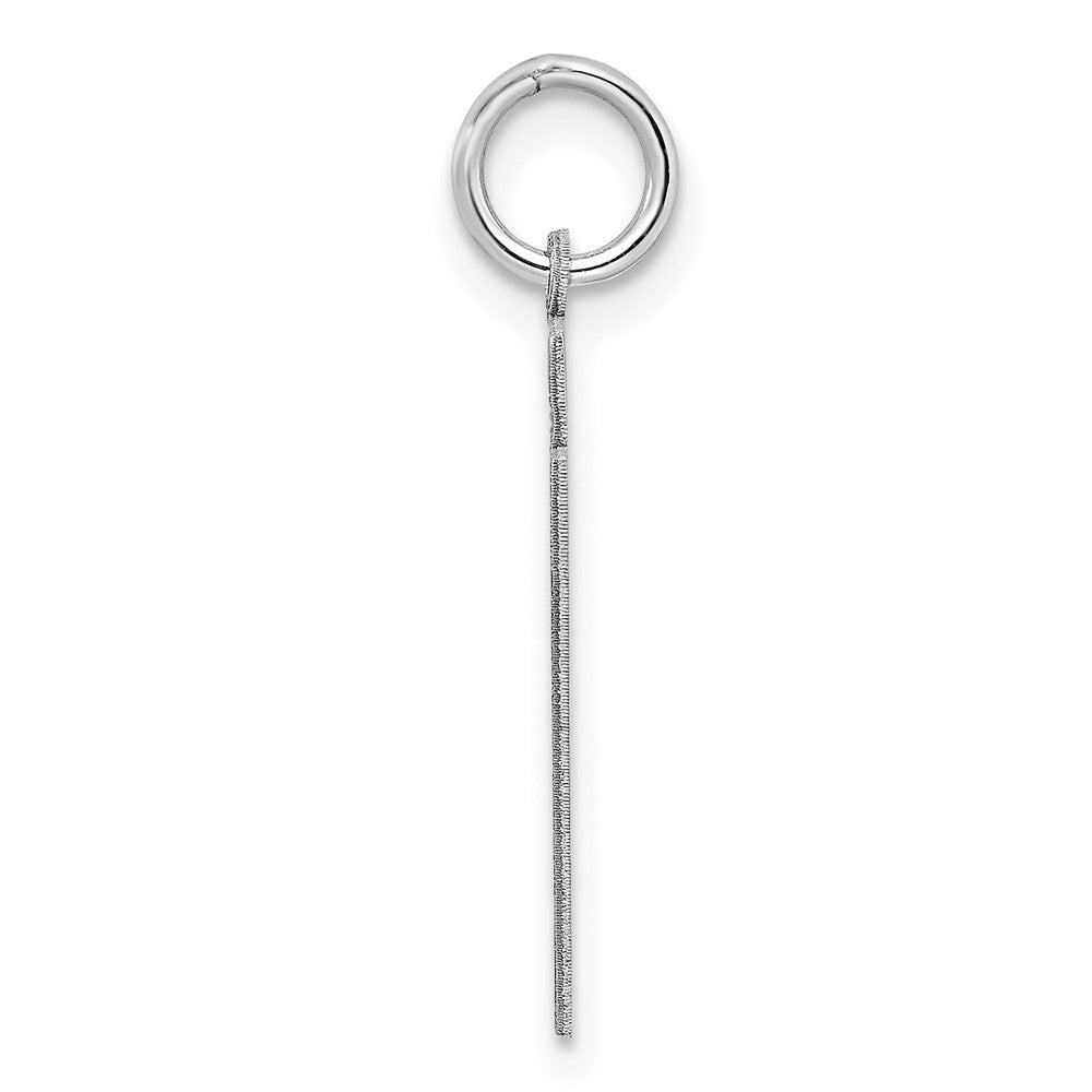 Sterlingsilber Sterlingsilber/silver Rhodiniert Poliert Zahl 27 Charm