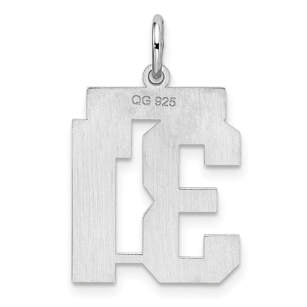 Sterlingsilber Sterlingsilber/silver Rhodiniert Poliert Zahl 31 Charm