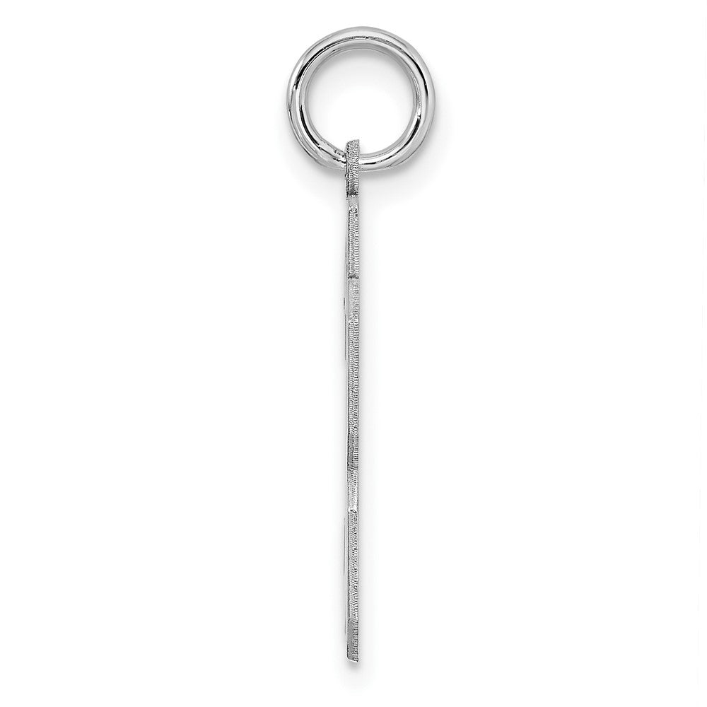 Sterlingsilber Sterlingsilber/silver Rhodiniert Poliert Zahl 33 Charm