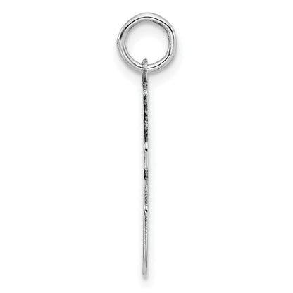 Sterlingsilber Sterlingsilber/silver Rhodiniert Poliert Zahl 36 Charm