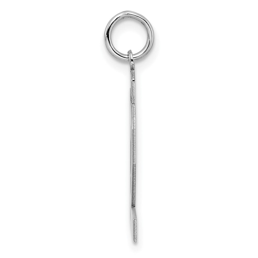 Sterlingsilber Sterlingsilber/silver Rhodiniert Poliert Zahl 42 Charm