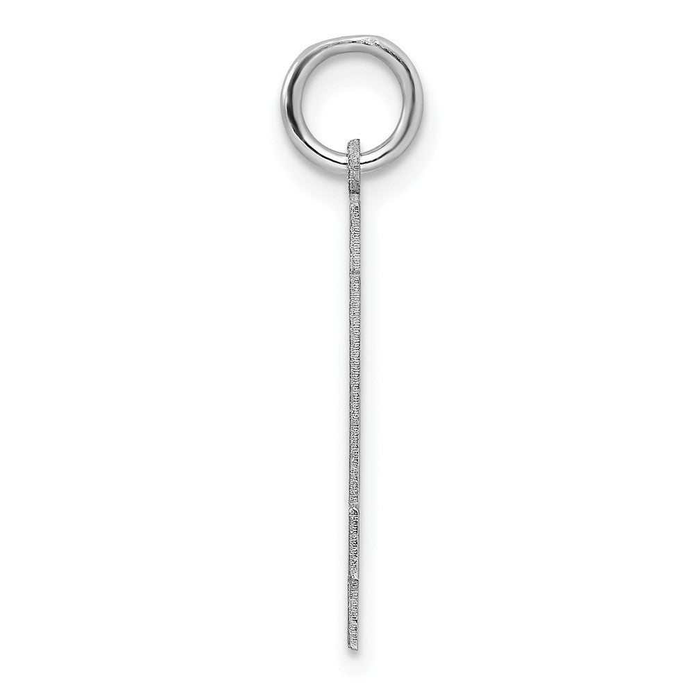 Sterlingsilber Sterlingsilber/silver Rhodiniert Poliert Zahl 44 Charm