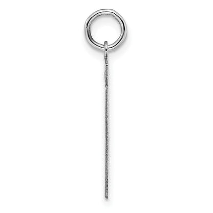 Sterlingsilber Sterlingsilber/silver Rhodiniert Poliert Zahl 51 Charm