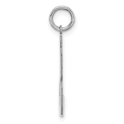 Sterlingsilber Sterlingsilber/silver Rhodiniert Poliert Zahl 53 Charm