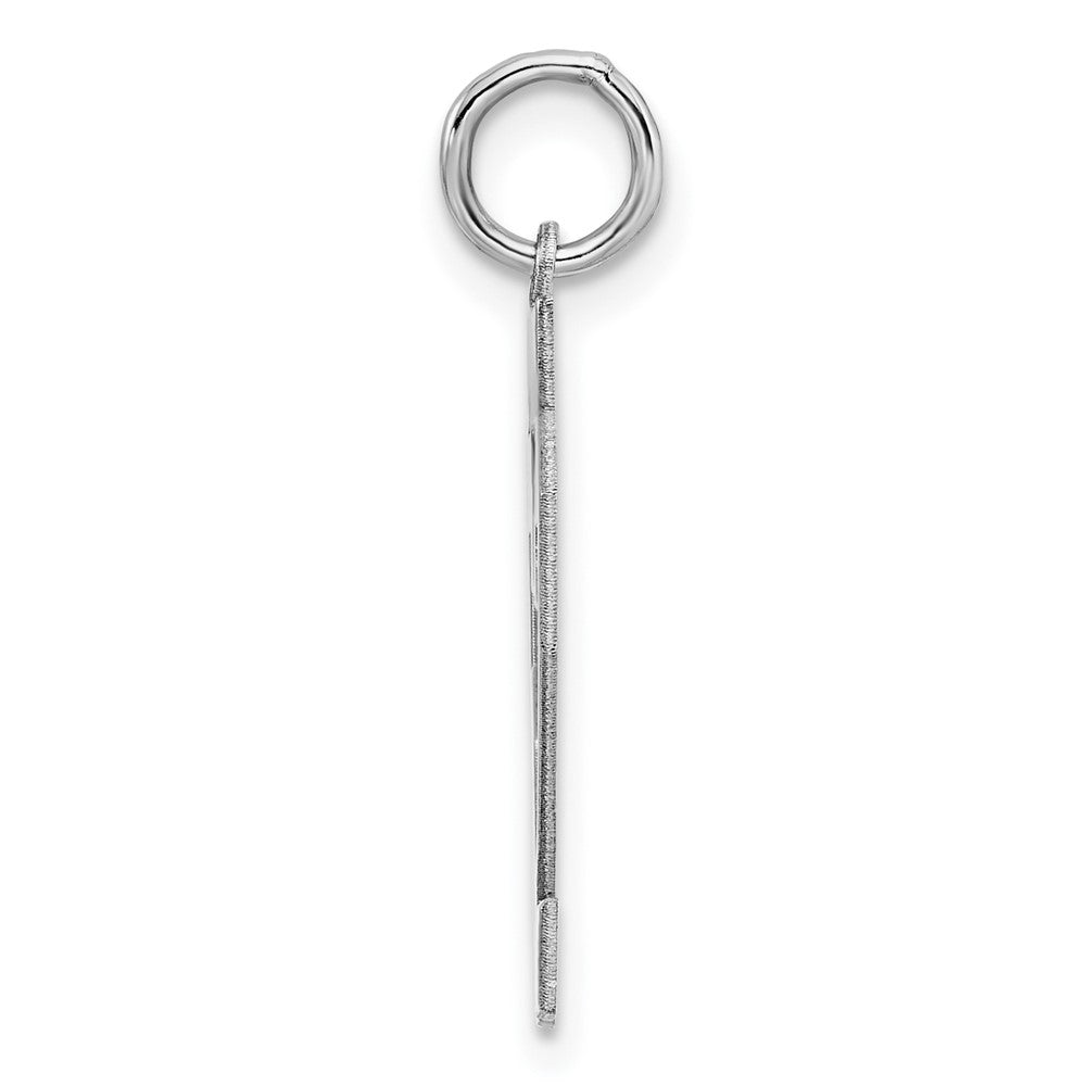 Sterlingsilber Sterlingsilber/silver Rhodiniert Poliert Zahl 62 Charm