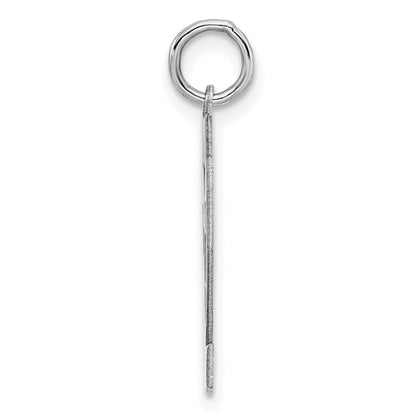 Sterlingsilber Sterlingsilber/silver Rhodiniert Poliert Zahl 62 Charm