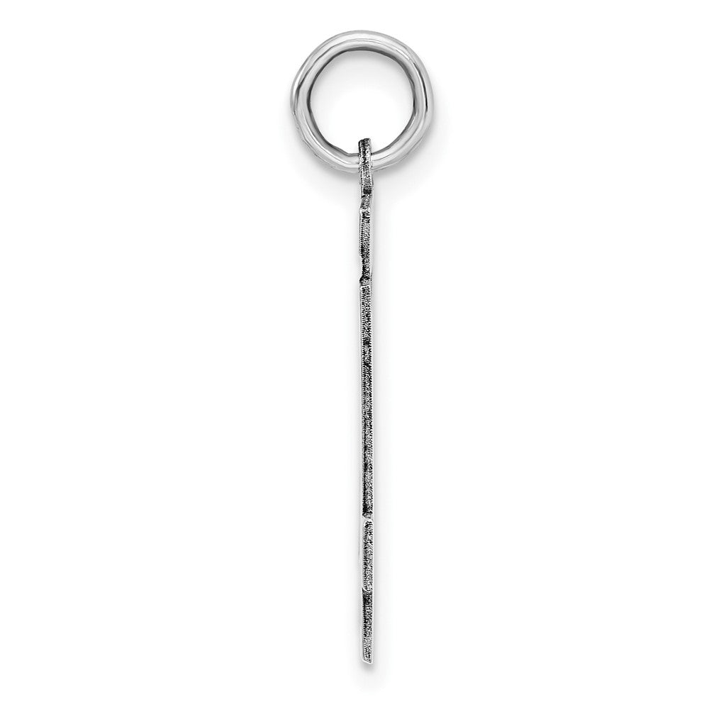 Sterlingsilber Sterlingsilber/silver Rhodiniert Poliert Zahl 64 Charm
