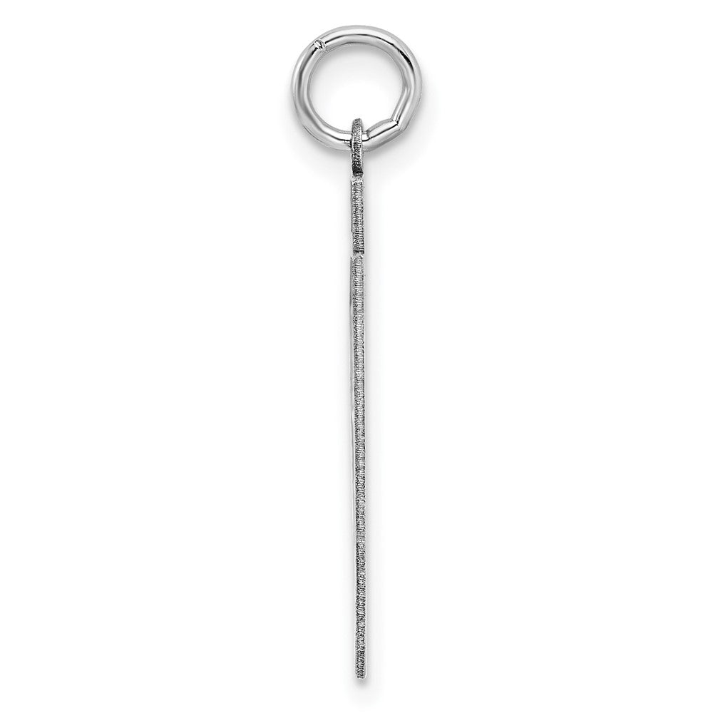 Sterlingsilber Sterlingsilber/silver Rhodiniert Poliert Zahl 67 Charm