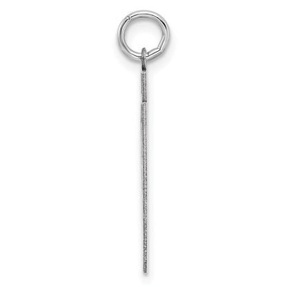 Sterlingsilber Sterlingsilber/silver Rhodiniert Poliert Zahl 67 Charm