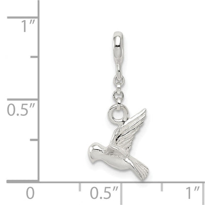 Sterlingsilber Vogel 1/2 Zoll Hängend Enhancer