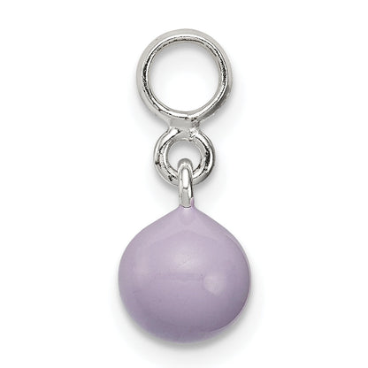Sterlingsilber Lilac Emaille Perle Enhancer
