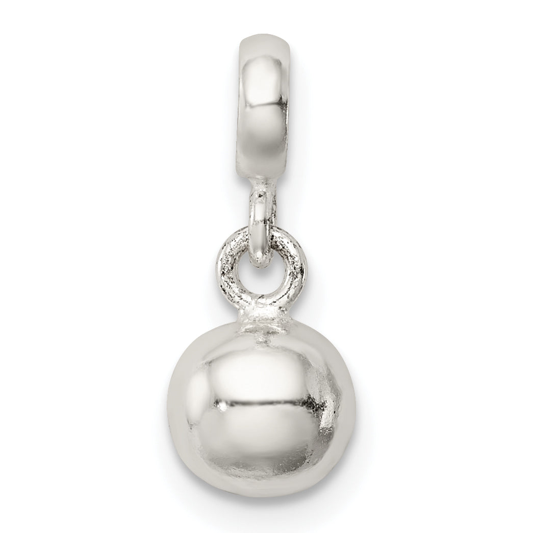 Sterlingsilber Klein Poliert Perle Enhancer