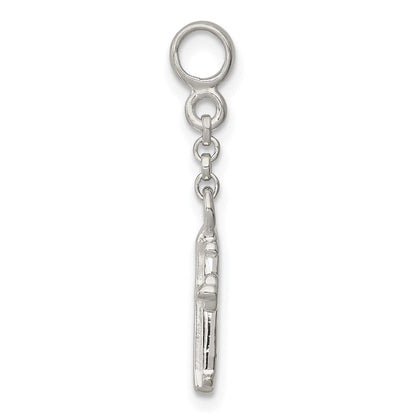 Sterlingsilber Kreuz 1/2 Zoll Hängend Enhancer