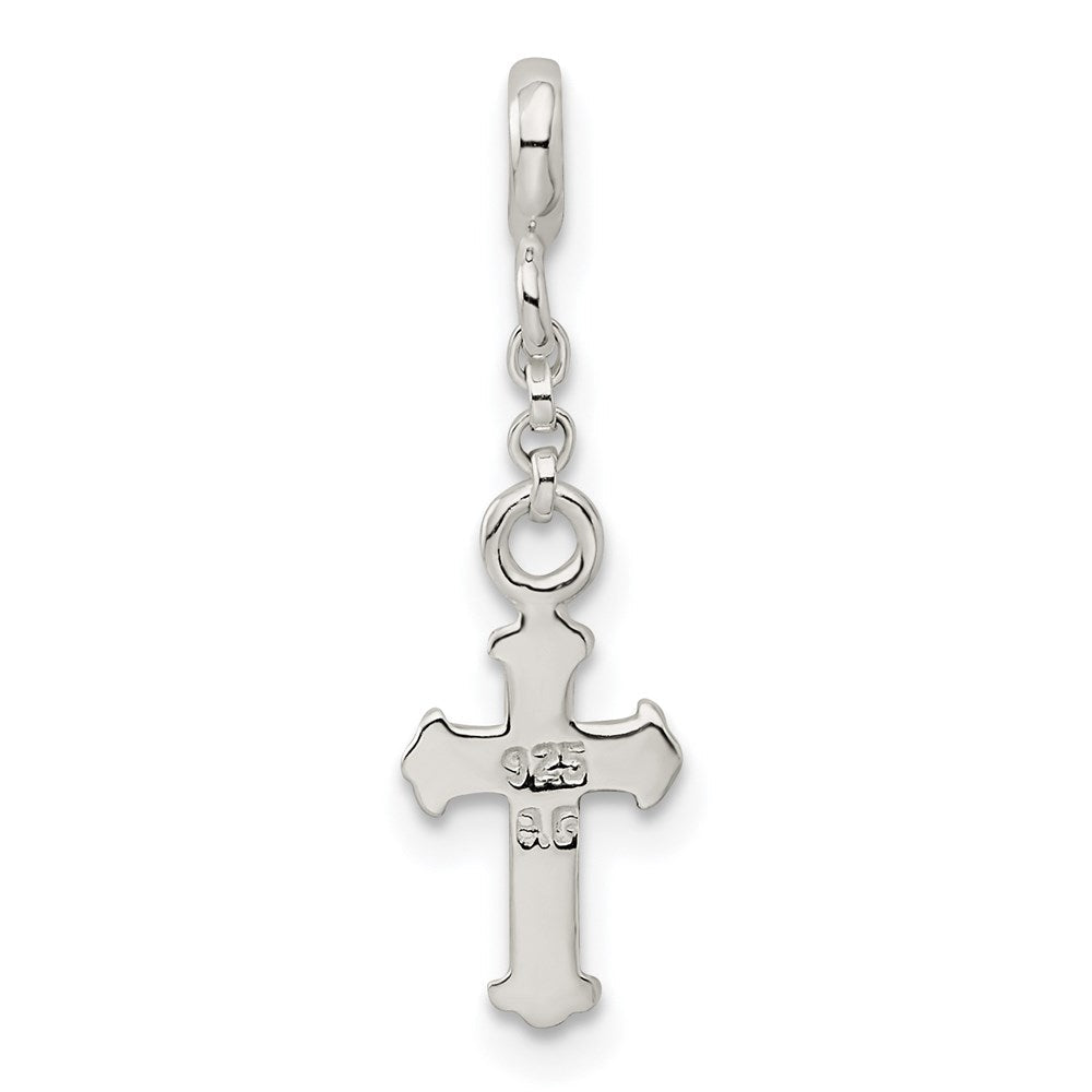 Sterlingsilber Kreuz 1/2 Zoll Hängend Enhancer