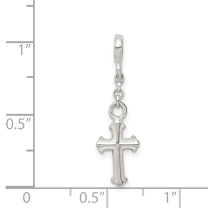 Sterlingsilber Kreuz 1/2 Zoll Hängend Enhancer