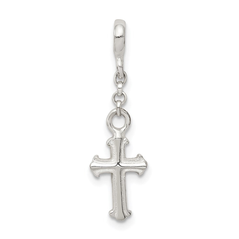 Sterlingsilber Kreuz 1/2 Zoll Hängend Enhancer