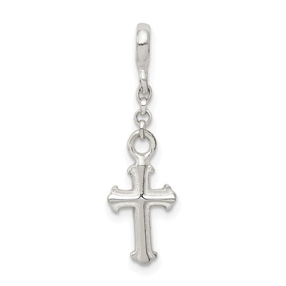 Sterlingsilber Kreuz 1/2 Zoll Hängend Enhancer