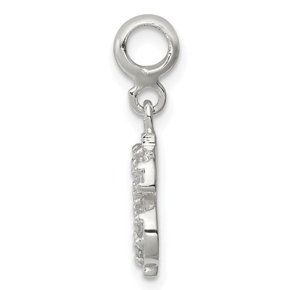 Sterlingsilber Zirkonia Dollar Zeichen Enhancer