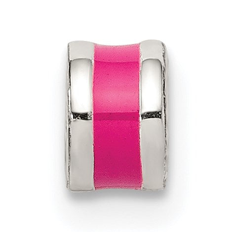Sterlingsilber Hot Rosa Emailliert Spacer Enhancer