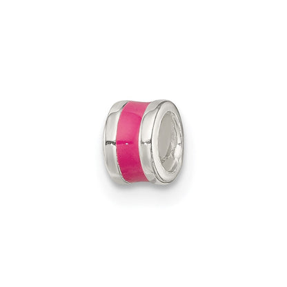 Sterlingsilber Hot Rosa Emailliert Spacer Enhancer