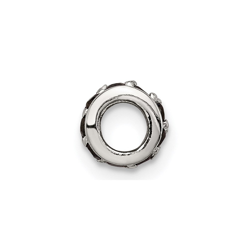Sterlingsilber Schwarz Zirkonia Spacer Enhancer