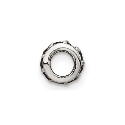 Sterlingsilber Schwarz Zirkonia Spacer Enhancer