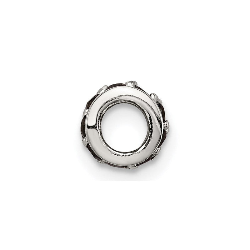 Sterlingsilber Schwarz Zirkonia Spacer Enhancer