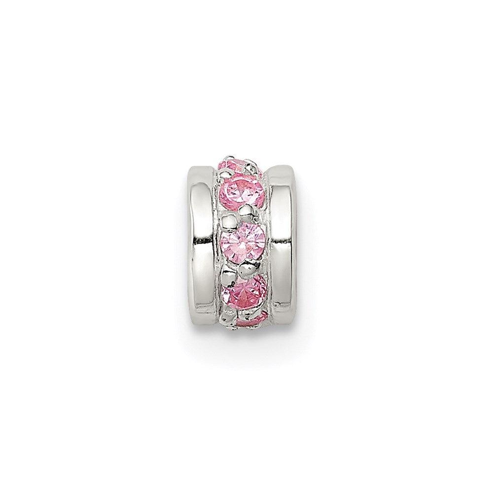 Sterlingsilber Rosa Zirkonia Spacer Enhancer