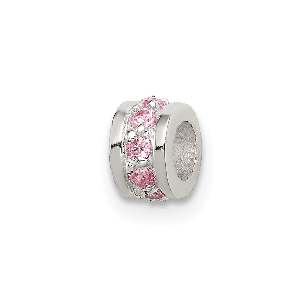 Sterlingsilber Rosa Zirkonia Spacer Enhancer