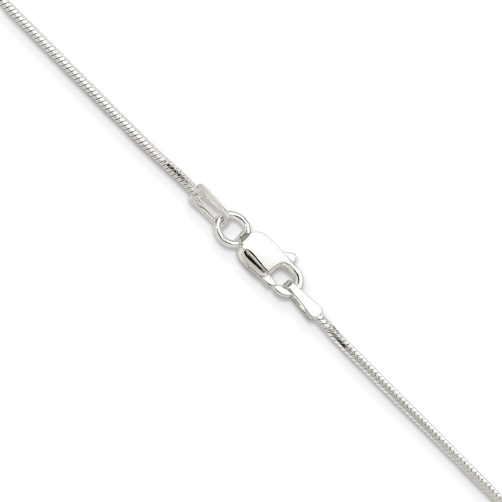 Sterlingsilber Poliert 1mm Octagonal Schlange Kette