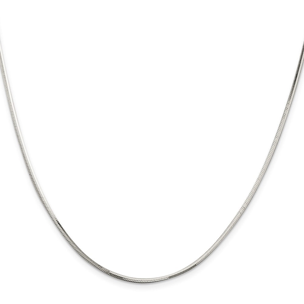 Sterlingsilber 1.65mm Octagonal Schlange Halskette