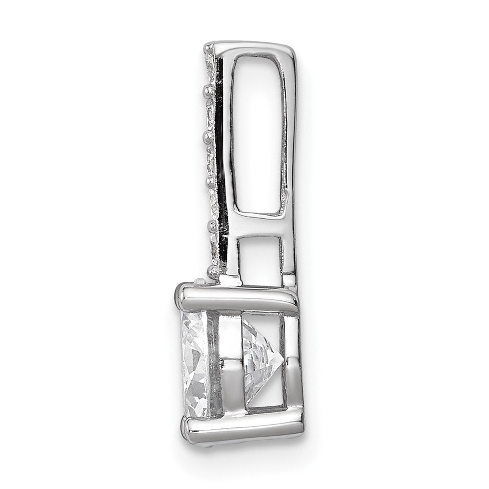 Sterlingsilber Rhodiniert Zirkonia Anhänger