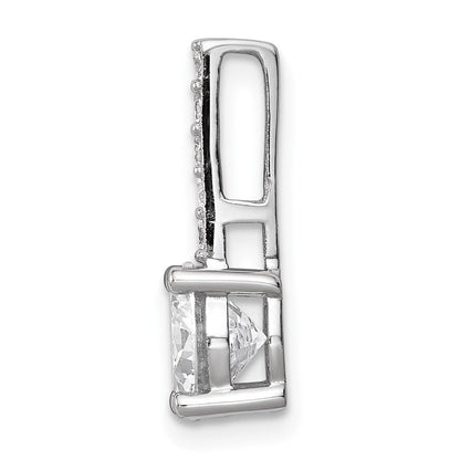 Sterlingsilber Rhodiniert Zirkonia Anhänger