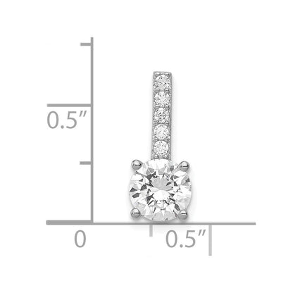 Sterlingsilber Rhodiniert Zirkonia Anhänger