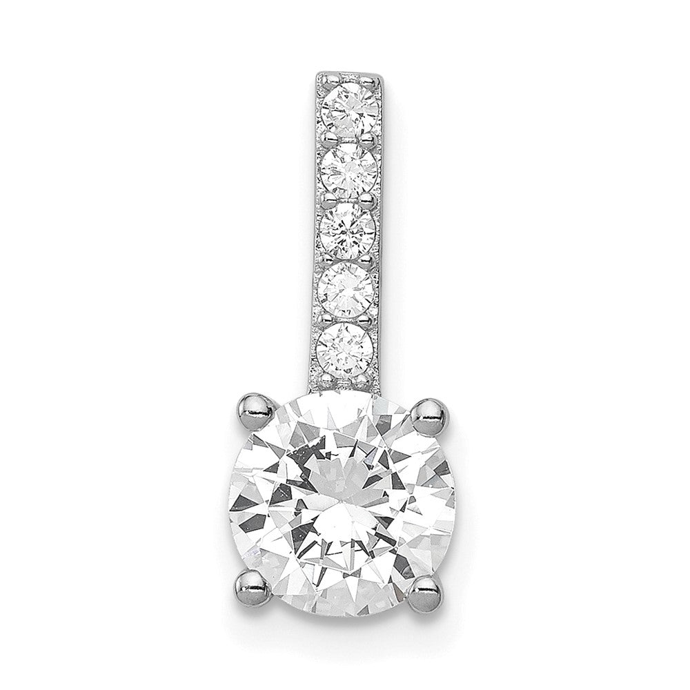 Sterlingsilber Rhodiniert Zirkonia Anhänger